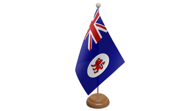 Tasmania Small Flag with Wooden Stand